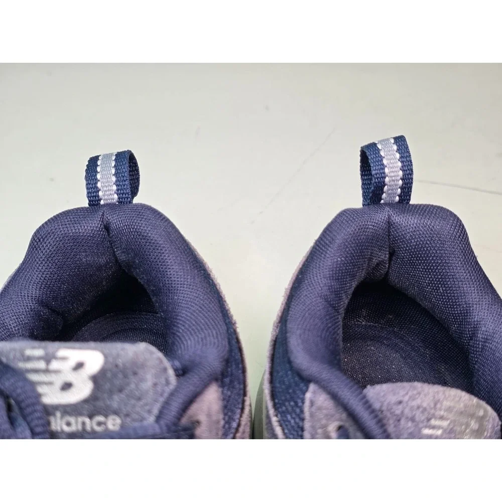 New Balance 608 V5 Men's Sneakers Size 8.5 Navy White Blue Suede ABZORB Shoes‎